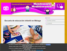 Tablet Screenshot of montessorimediterraneo.com